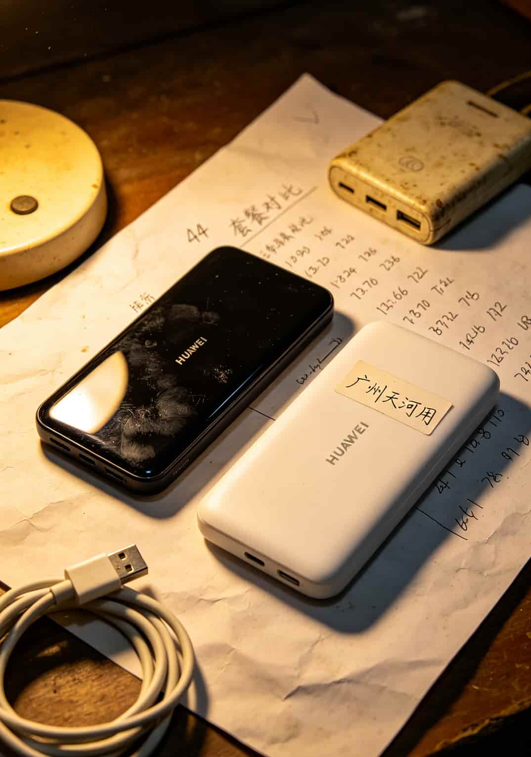 华为随行WiFi 3设备正反面细节图