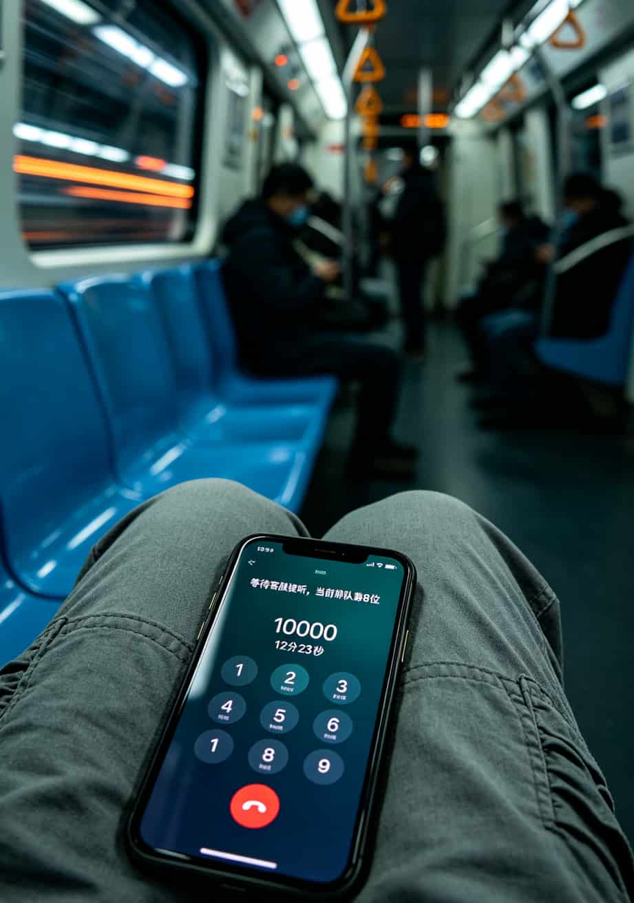 花19块钱买“不限量电信19流量卡”?我用华为随身WiFi踩了四年坑,今天全交代 客服通话记录截图显示等待时间12分钟