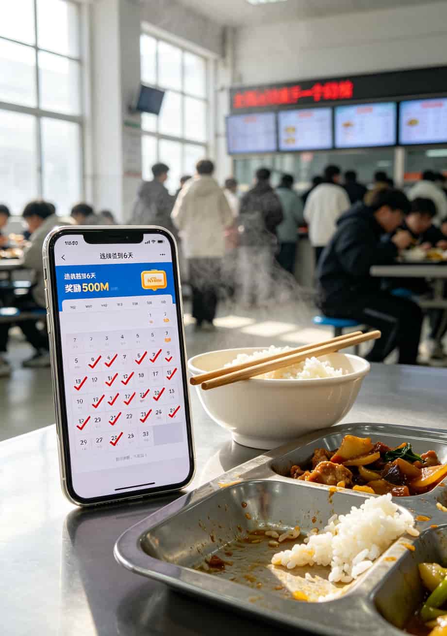 联通APP签到领流量页面截图，显示连续签到7天奖励500M