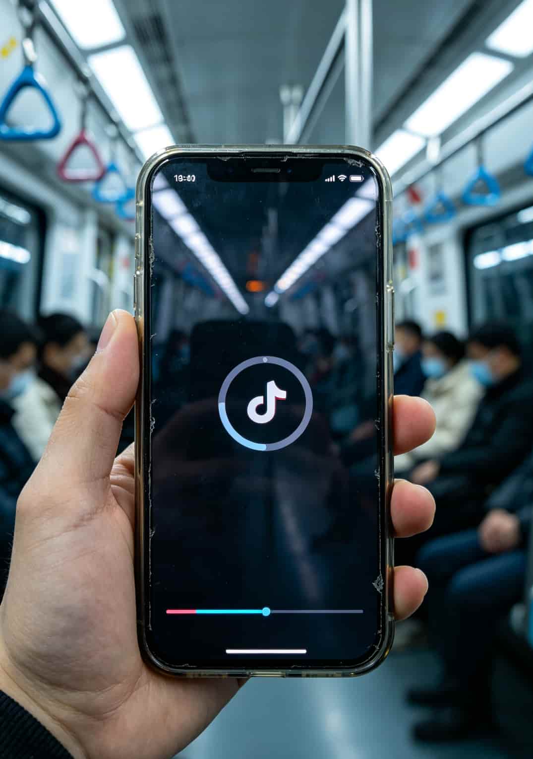 手机流量限速后刷抖音转圈截图
