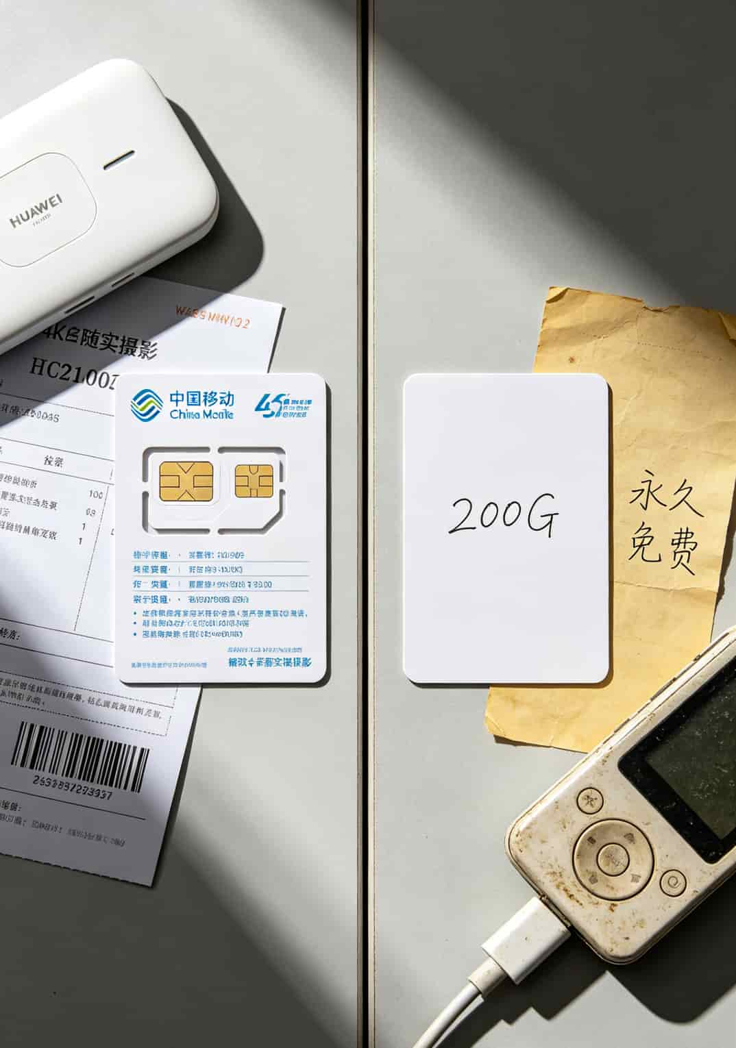 华为随身WiFi用户别再当冤大头了!找对办流量卡的地方,一年省下的钱够你吃10顿火锅 流量卡避坑对照图,左边是正规卡右边是问题卡的特征标识