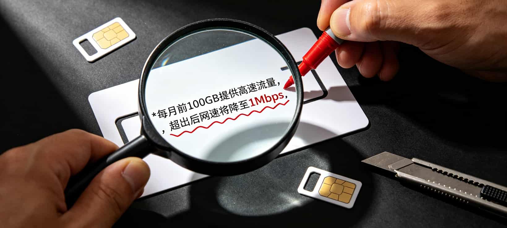 流量卡10g能用多久?实测告诉你答案,别再被忽悠了 流量套餐达量降速小字陷阱实拍截图