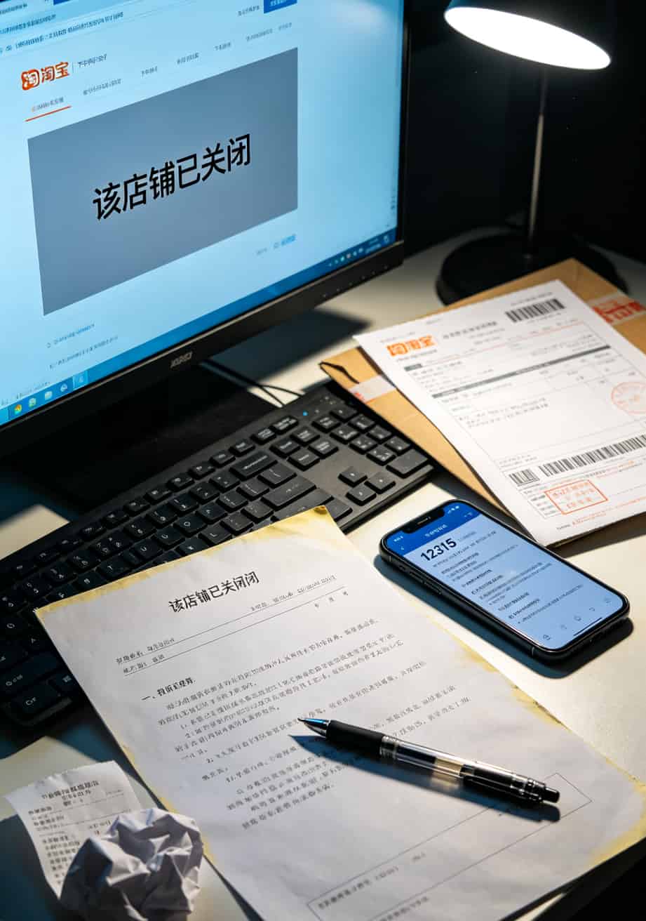 商家跑路的用户维权截图
