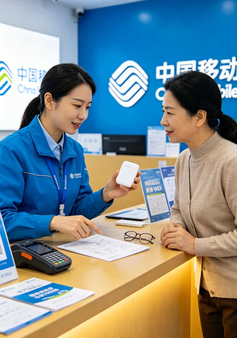 线下营业厅购买随身WiFi场景