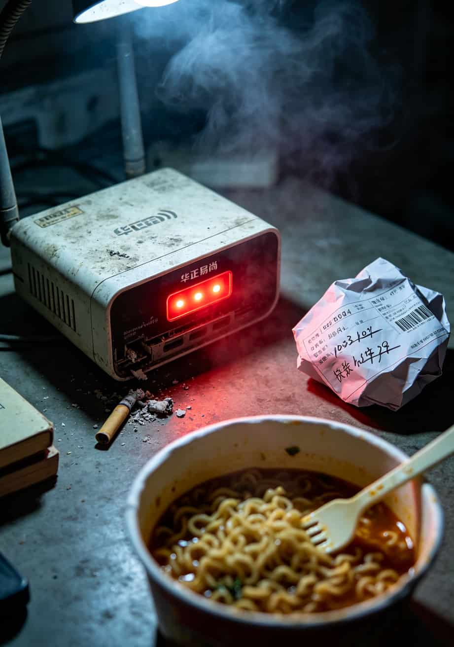 被三张流量卡坑了半年,我才搞明白:华正易尚随身WiFi配39块流量卡到底香不香? 随身WiFi设备红灯闪烁故障实拍
