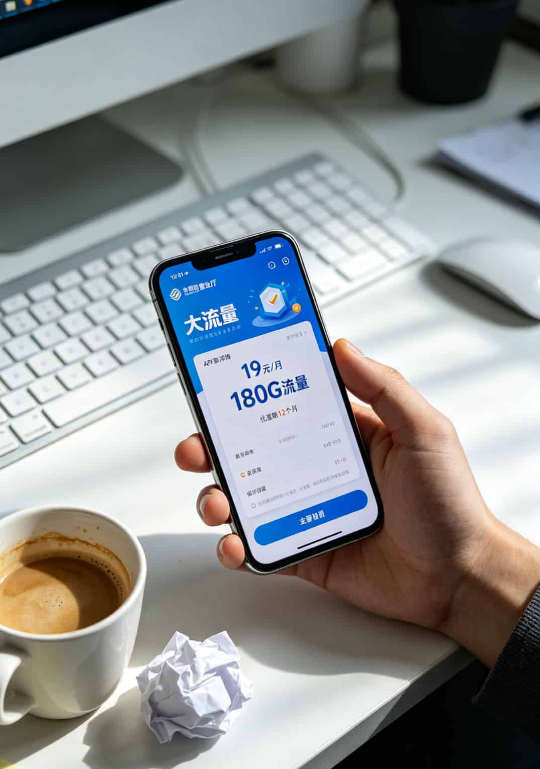 19元180G流量卡,我办了三次都被坑了!rtk用什么流量卡看完这篇少走弯路 移动19元180G流量卡套餐详情截图