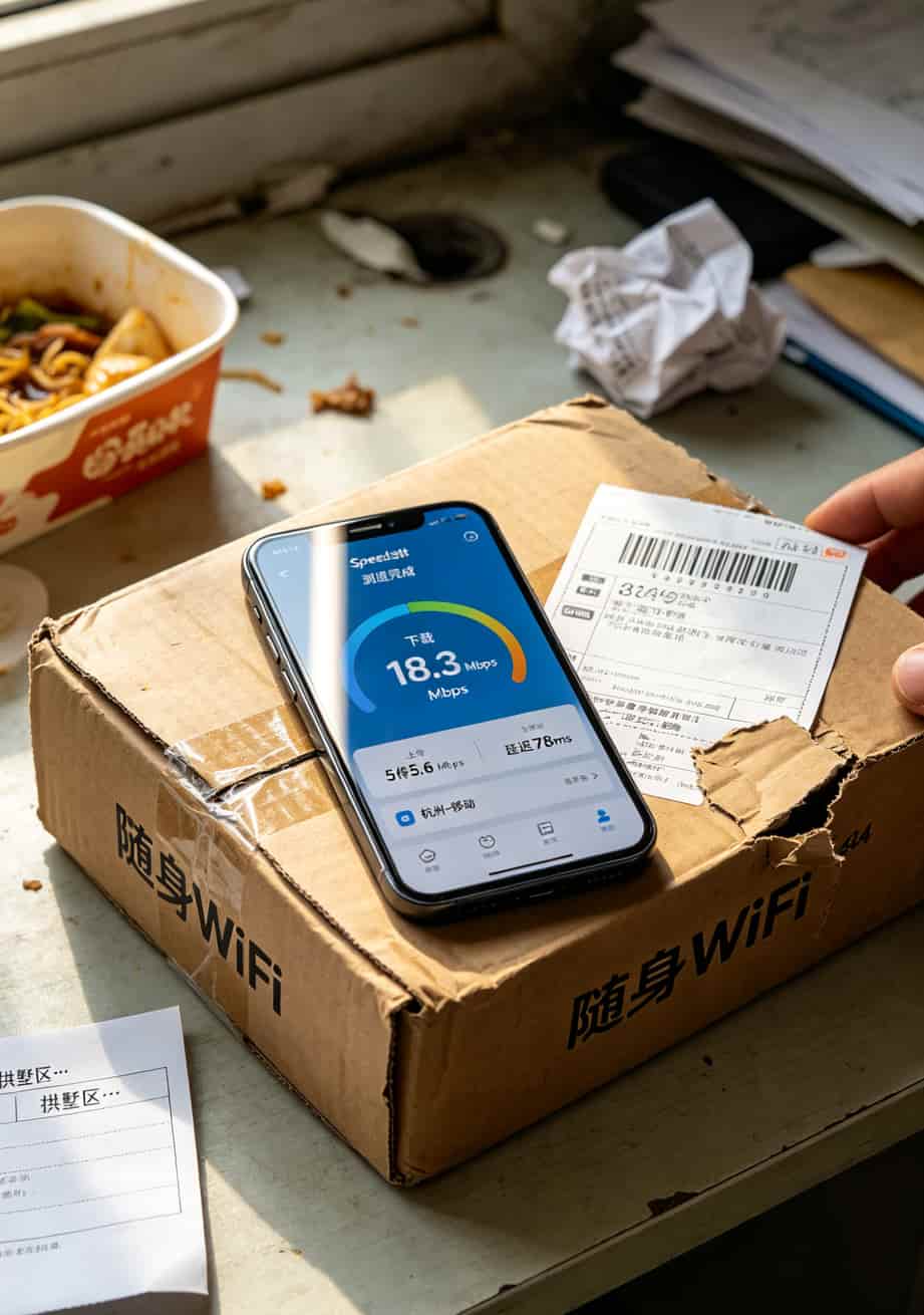 speedtest测速结果截图示例