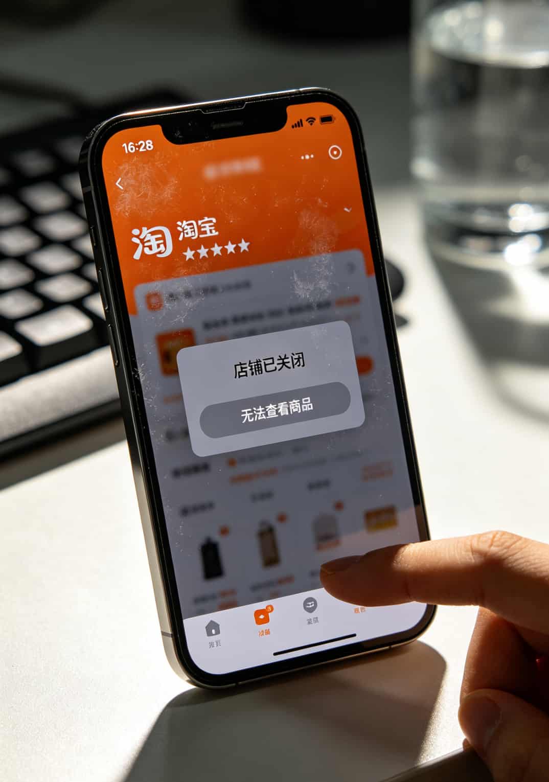 “20年流量卡”就是个笑话,我替你踩了4个月的坑才弄明白 淘宝店铺已关闭的提示页面截图