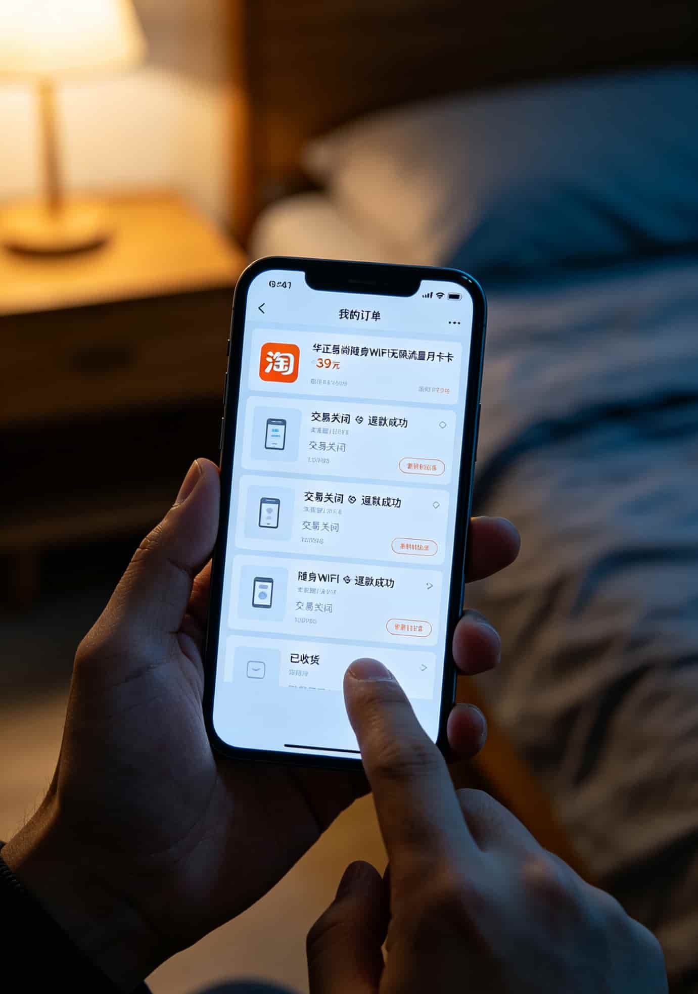 办流量卡无限被坑了三年,我总结出这套随身WiFi避坑指南 淘宝订单截图显示多个随身WiFi套餐购买记录