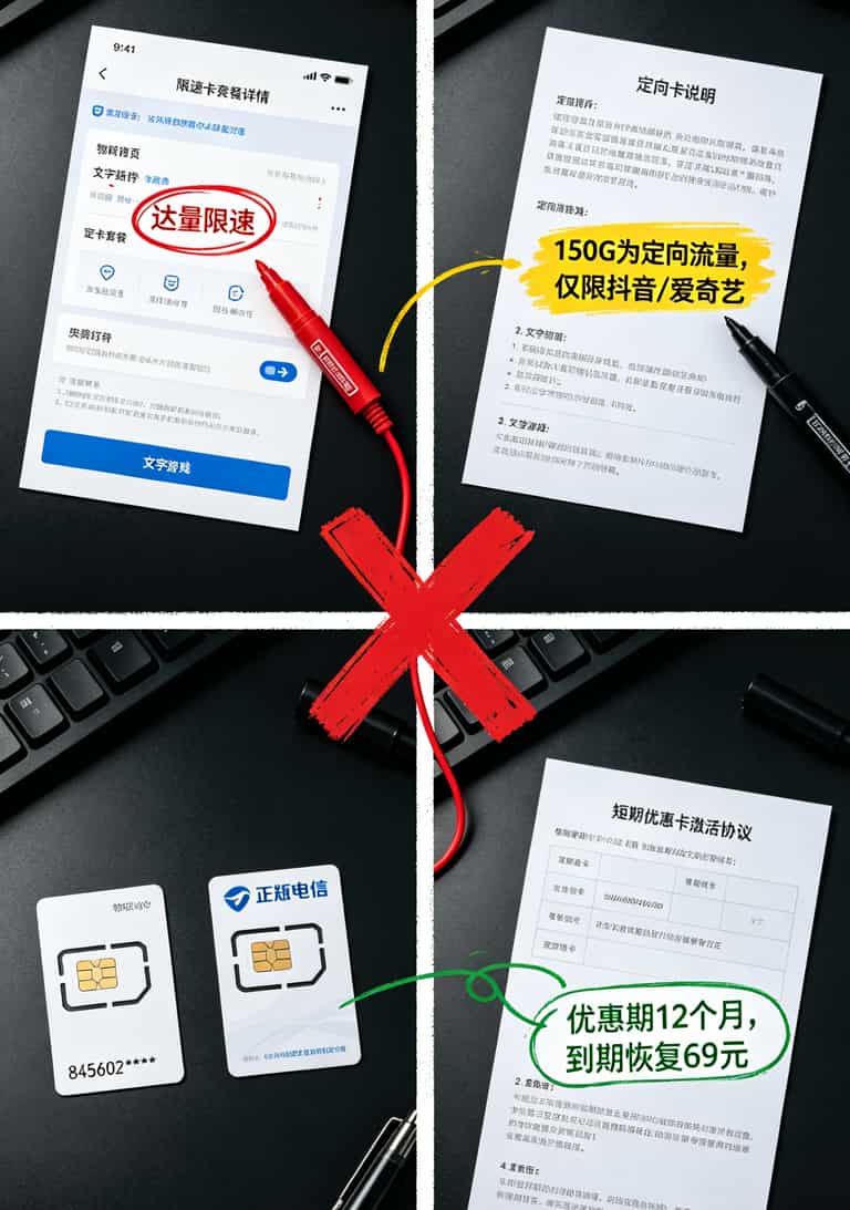 华为5G随身WiFi到底配哪个电信卡流量包月套餐?踩坑5次亏了200块,这篇给你抄作业 三年成本对比表格,显示电信59元、移动89元、不换卡三种方案的支出差异