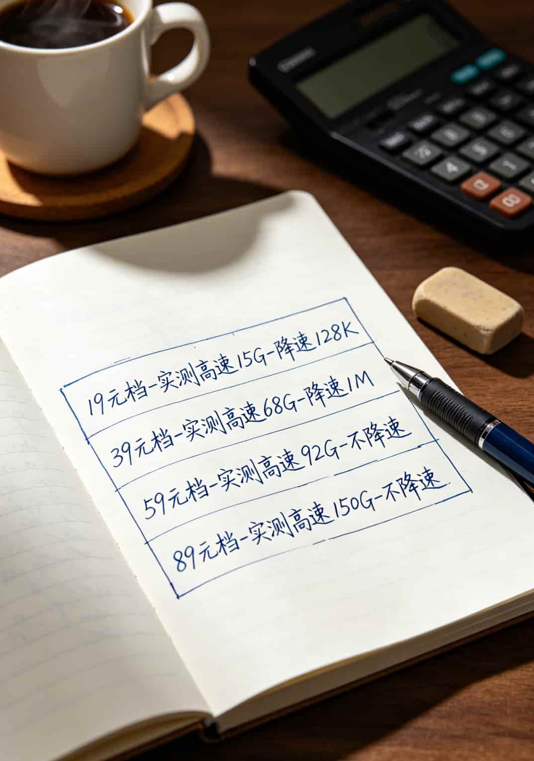 19元一月的流量卡是真的吗?我摊牌了,卖过这玩意儿的跟你说句大实话 不同价位套餐流量实测对比表格