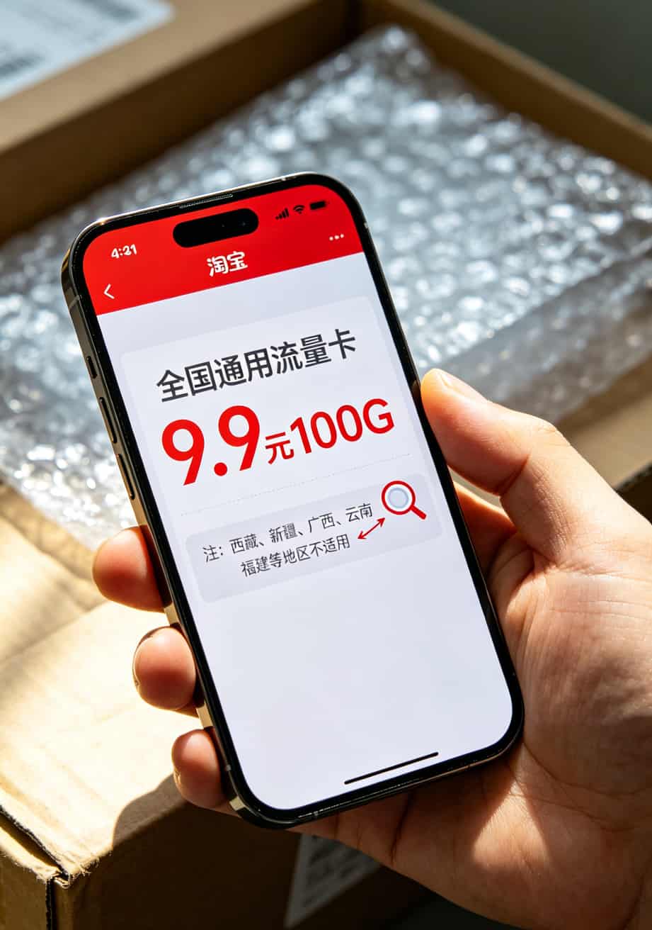 淘宝商品详情页截图小字部分红圈标注西藏新疆等地区除外