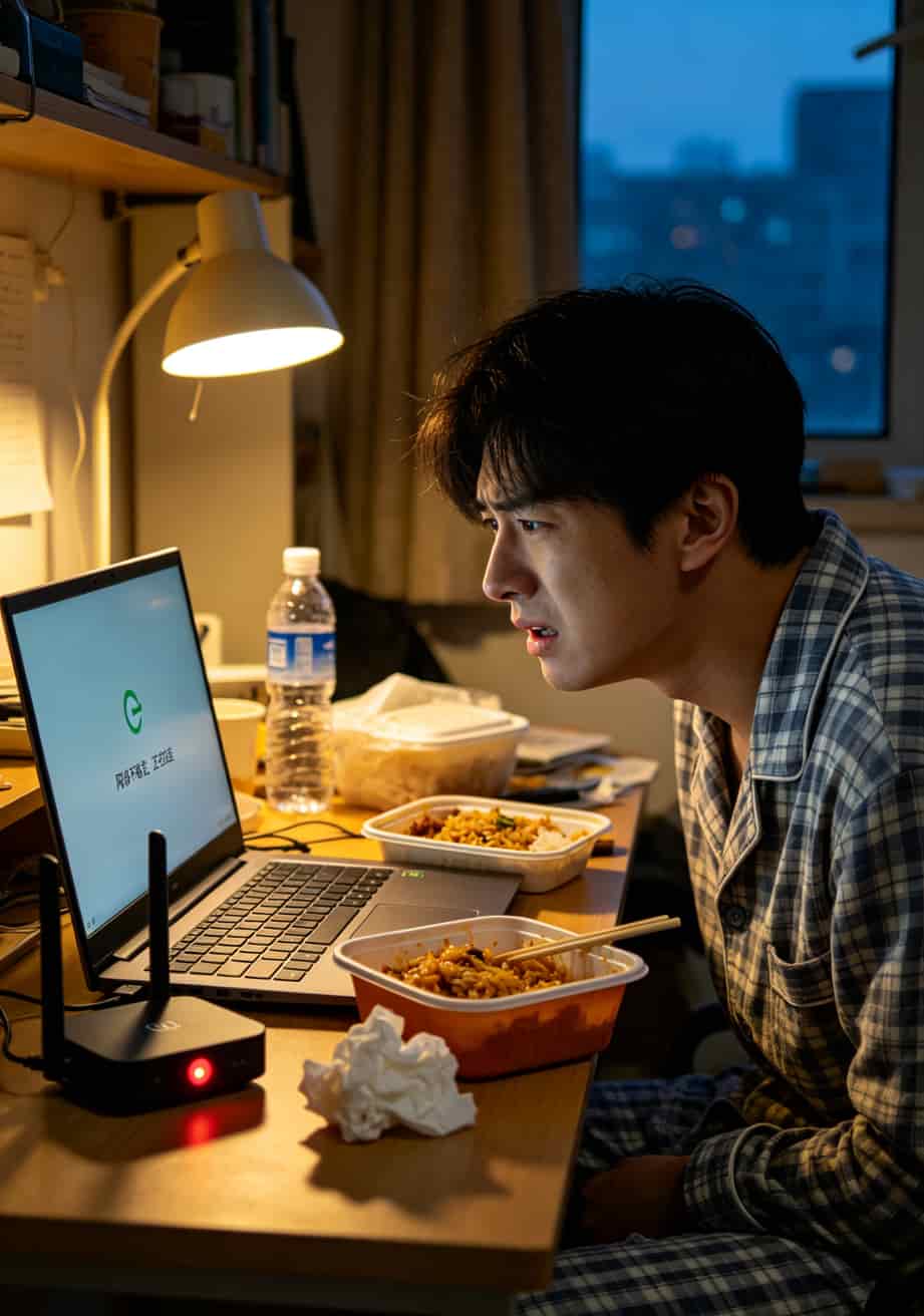 19.9移动流量卡,我花3个月踩完坑,你现在看还来得及 随身WiFi视频会议掉线示意图