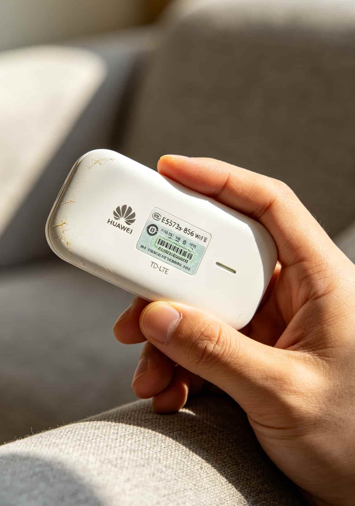 华为随身WiFi用户别再当冤大头了!找对办流量卡的地方,一年省下的钱够你吃10顿火锅 华为随身WiFi后台管理界面截图,显示网络制式检测和SIM卡状态栏