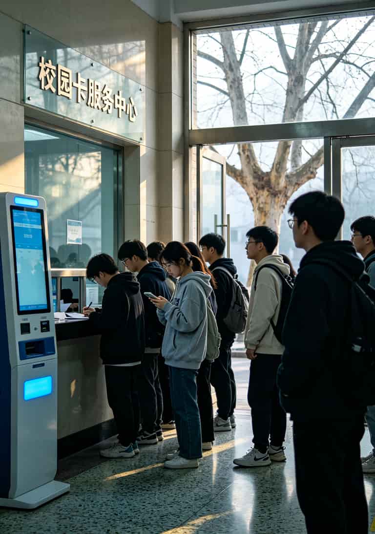 微信充值校园卡操作界面截图