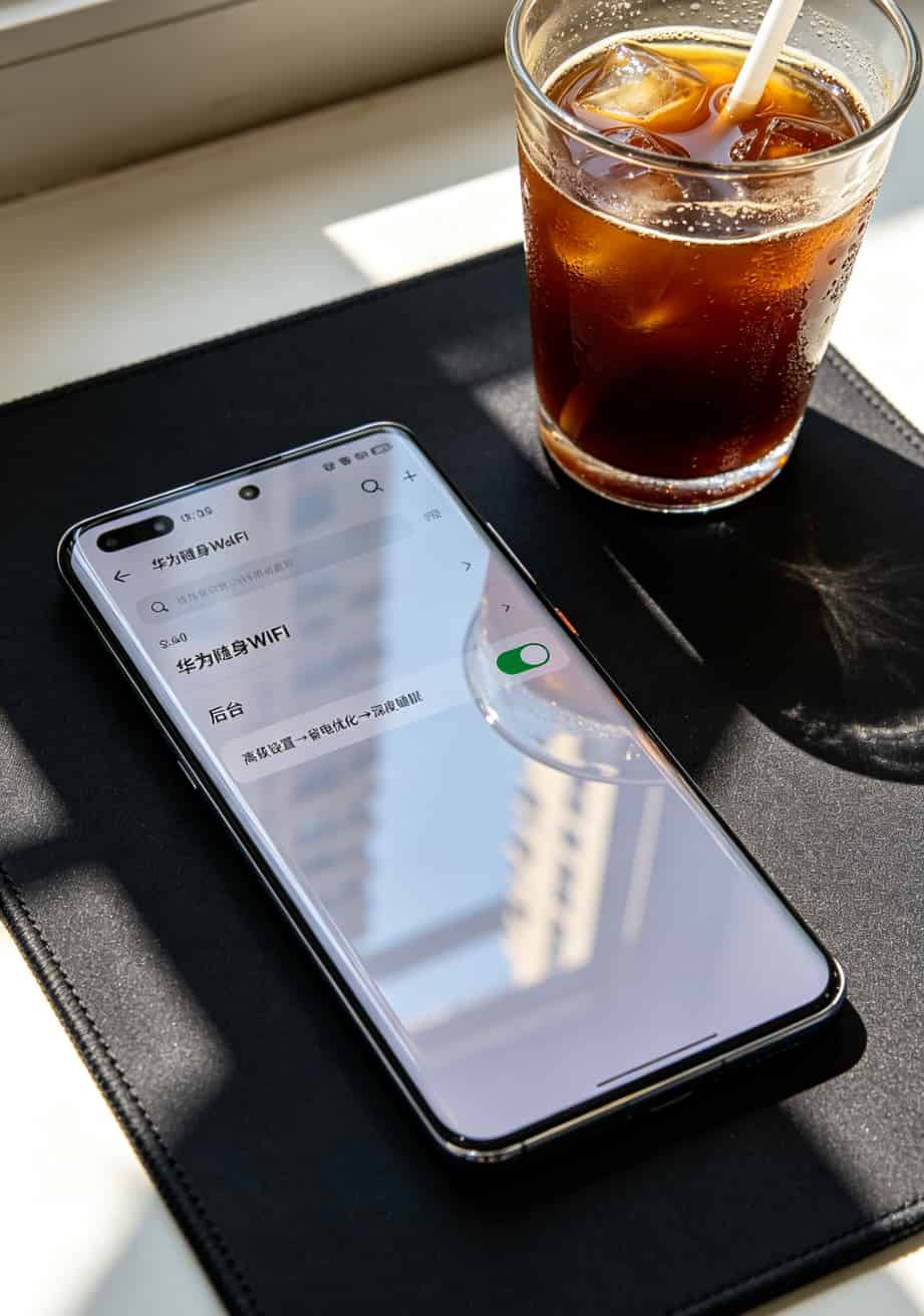 华为随身WiFi后台流量统计页面，显示定向和通用流量消耗