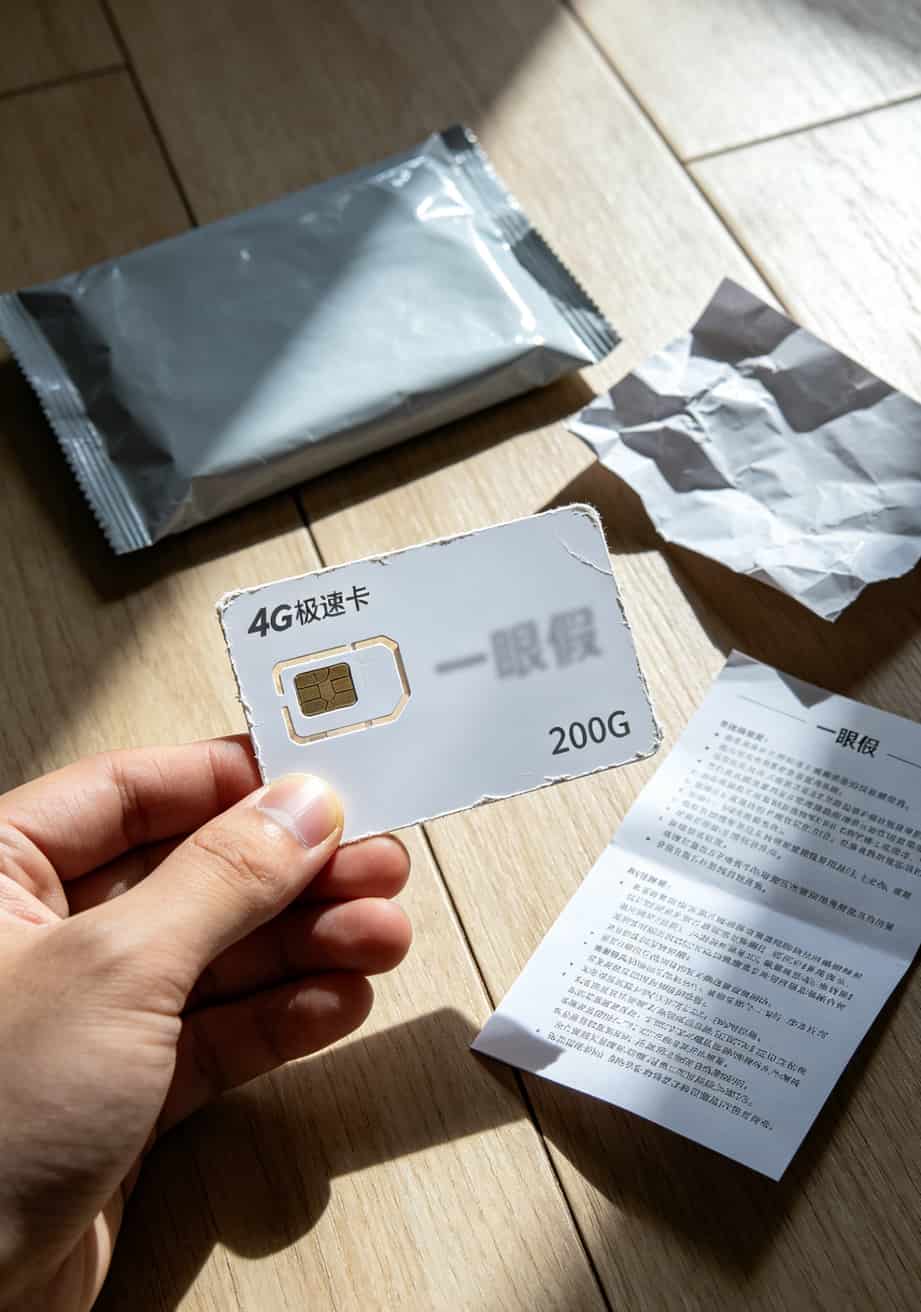 物联网卡与正规手机卡对比示意图