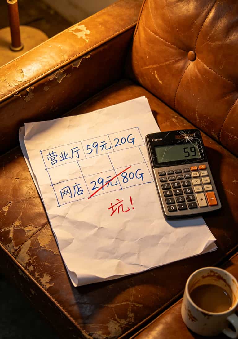 流量卡的水太深了!2026便宜的移动流量卡推荐,我踩了两年坑总结的 线上流量卡和线下营业厅套餐价格对比表格