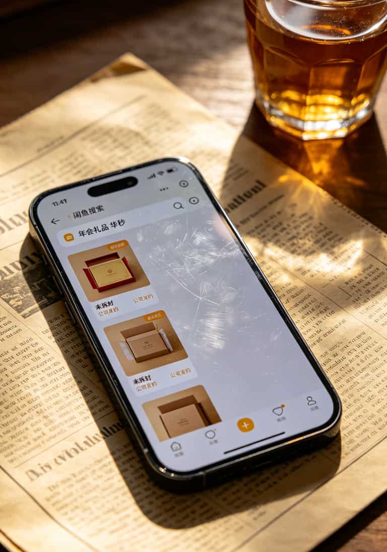 华秒随身WiFi vs 华硕USB网卡,配上不限流量卡移动卡到底谁更坑?我换了四张卡才整明白 闲鱼搜“年会礼品 华秒”的结果截图示例
