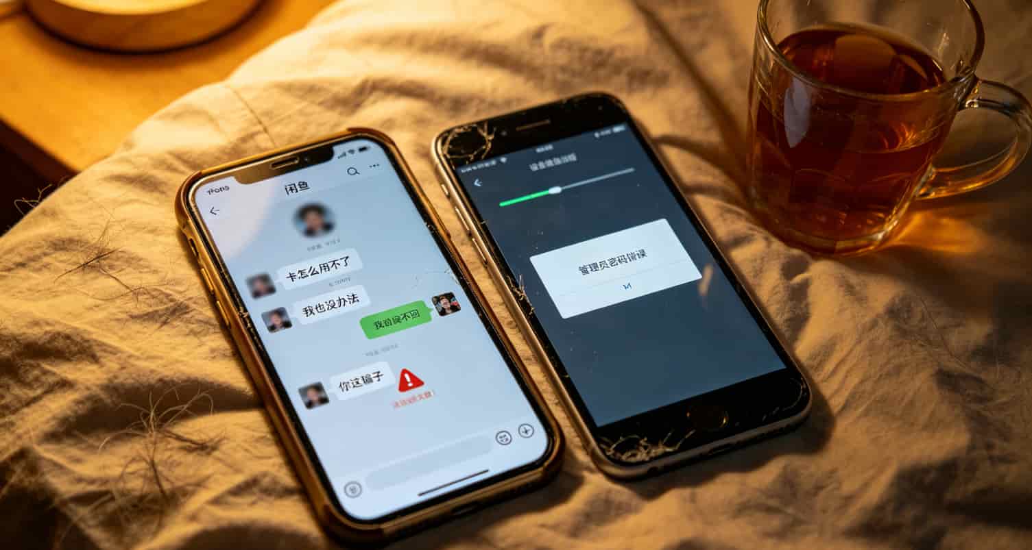 跑业务3年换了8张mifi流量卡,华荔华硕哪个坑哪个省?这篇说透 闲鱼二手随身WiFi踩坑聊天记录截图