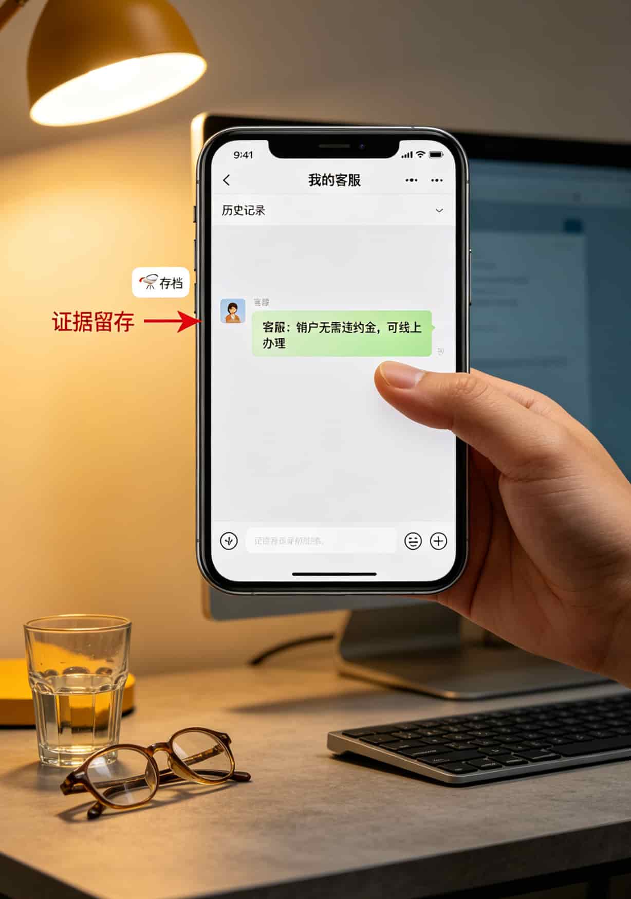 9元一个月的流量卡有什么套路吗?我拿京东校园卡试了仨月,这19块钱花得值不值? 京东客服聊天记录保存截图,显示销户咨询的存档位置