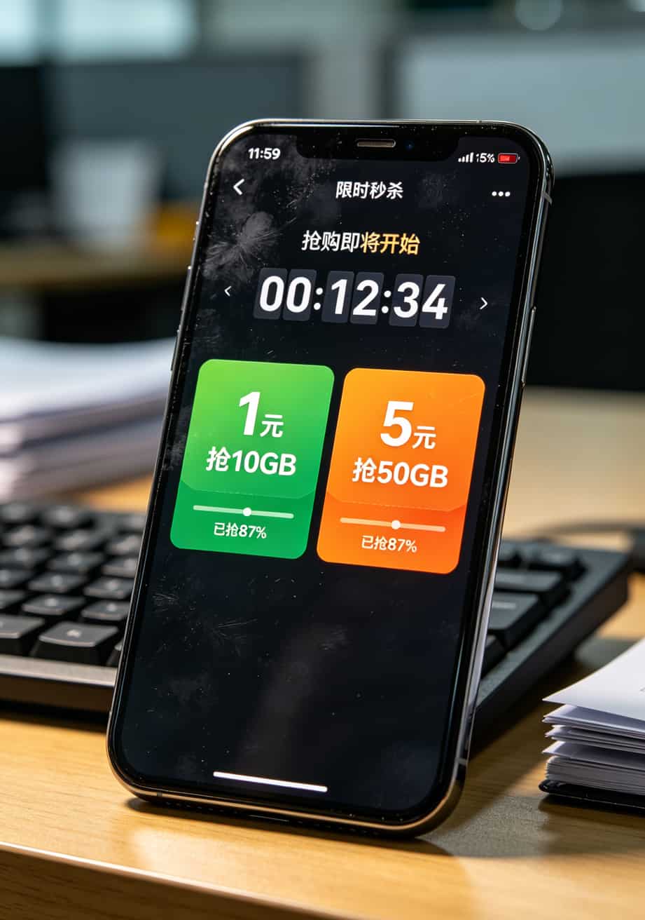 华为5G随身WiFi到底配哪个电信卡流量包月套餐?踩坑5次亏了200块,这篇给你抄作业 虚商卡包装盒与正规电信卡包装盒对比,红圈标出“资费方”一栏的差异