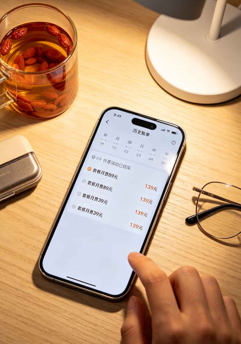 20260508_033801_2021流量卡哪个划算_final APP账单页面截图,显示月租从39元变成了89元